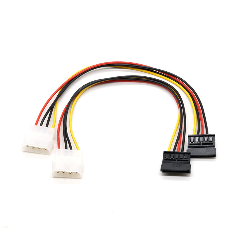 Molex 5.08 To sata cable کابل هارد دیسک کامپیوتر 18AWG 500 میلی متر